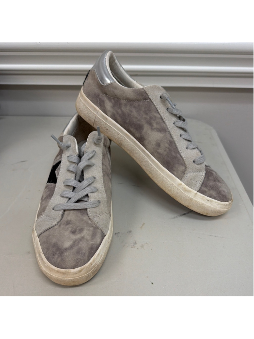 Vintage Havana Slip On Kelsey Sneaker in Washed Gray Sz 10!
